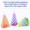 3D Printed Impossible Cone,Spiral Cone Fidget Toy Impossible Pyramid Passthrough Toy,3D Printed Spiral Cone Fidget Toy 2PCS Cube(Rainbow No.2&Rainbow No.3) view 4