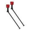 Front &Rear CVD DriveShaft + Wheel Hex Nuts Upgrades Part for Arrma 1/5 KRATON 8S BLX,Outcast 8S BLX (Black+Red) view 3