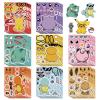 24 Sheets Make Your Own Monster Stickers, Make a Face Game Sticker, Classic Cartoon Charaters Decals, Art Craft Party Supplies for Party Decoration, Reward, Decor, Gift Idea (BKM-A) view 1