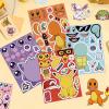 24 Sheets Make Your Own Monster Stickers, Make a Face Game Sticker, Classic Cartoon Charaters Decals, Art Craft Party Supplies for Party Decoration, Reward, Decor, Gift Idea (BKM-A) view 4