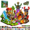 200PCS Magnetic Blocks, Magnetic Building Cube Set for Kids Ages 3+, Constructions STEM Stacking Tiles Toy Building Birthday Gifts for Boys Girls view 1