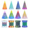 12Pcs Mini Spiral Cone Pyramid Fidget Toy, 3D Printed Impossible Cone Passthrough, Mini Vortex Thread Illusion Desk Deco, Anxiety & Stress Relief, Gift for Adults & Kids (Mix-12 PCS) view 1