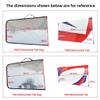 Bubble Protection Aircraft Tail Wing Bag for for 50CC RC Fixed-Wing Airplane, Can Accommodate 2 Wings &1 Carbon Tube view 3