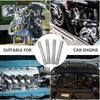 Abaodam 4pcs Dual-Ended Threaded Steel Bolts for Generator Muffler Repair, High-Strength Replaceable Exhaust Bolts Compatible 168/170f Gasoline Engine Power Equipment view 4