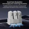 XBERSTAR 65W Fast Charging Hub Compatible with DJI Flip 3 Slot Fast Charger with USB-C Output in About 86 Mins Full Charge view 4