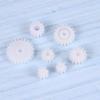 Alasum 58pcs Plastic Gear Parts Set 0.5 Module DIY Motor Transmission Slow Down Gears for Boys Building Construction Educational Creative Play Kit view 3