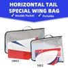 Bubble Protection Aircraft Tail Wing Bag for for 10CC RC Fixed-Wing Airplane, Can Accommodate 2 Wings &1 Carbon Tube view 2