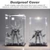 Transparent Acrylic Case Display for Action Figure/ Cars Models, Stackable Removable Acrylic Display Box, Plastic Organizing Showcase Cube Box(70x70x70cm/28x28x28in) view 2