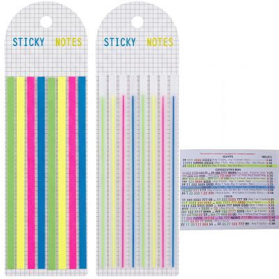 320 PCS Mahjong Card Highlighter Tape, American Mahjong Cards Rule Helper Line Finder Marker, Writable, Reusable Transparent Strips, Invisible Strategy Markers for Beginners & Advanced Players