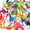 YOOHUA 96PCS Ocean Sea Animal Figures, Assorted Mini Vinyl Plastic Animal Toy Set, Realistic Under The Sea Life Figure Bath Toy for Child Educational Party Cake Cupcake Topper,Valentines Day Gift view 3