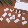 20 Pcs RC Plane Hinges, Nylon Hinges Remote Control Aircraft Hinge RC Plane Parts Small Hinge for Fixed Wing Model Airplane Square Loose-Leaf view 4