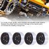 4Pcs Aluminum Alloy RC Wheel Hubs with 12mm Adapter for Hsp Scx10 1/10 RC Car, CNC Machined Durable Hub Set for Off - Road Remote Control Vehicles view 3