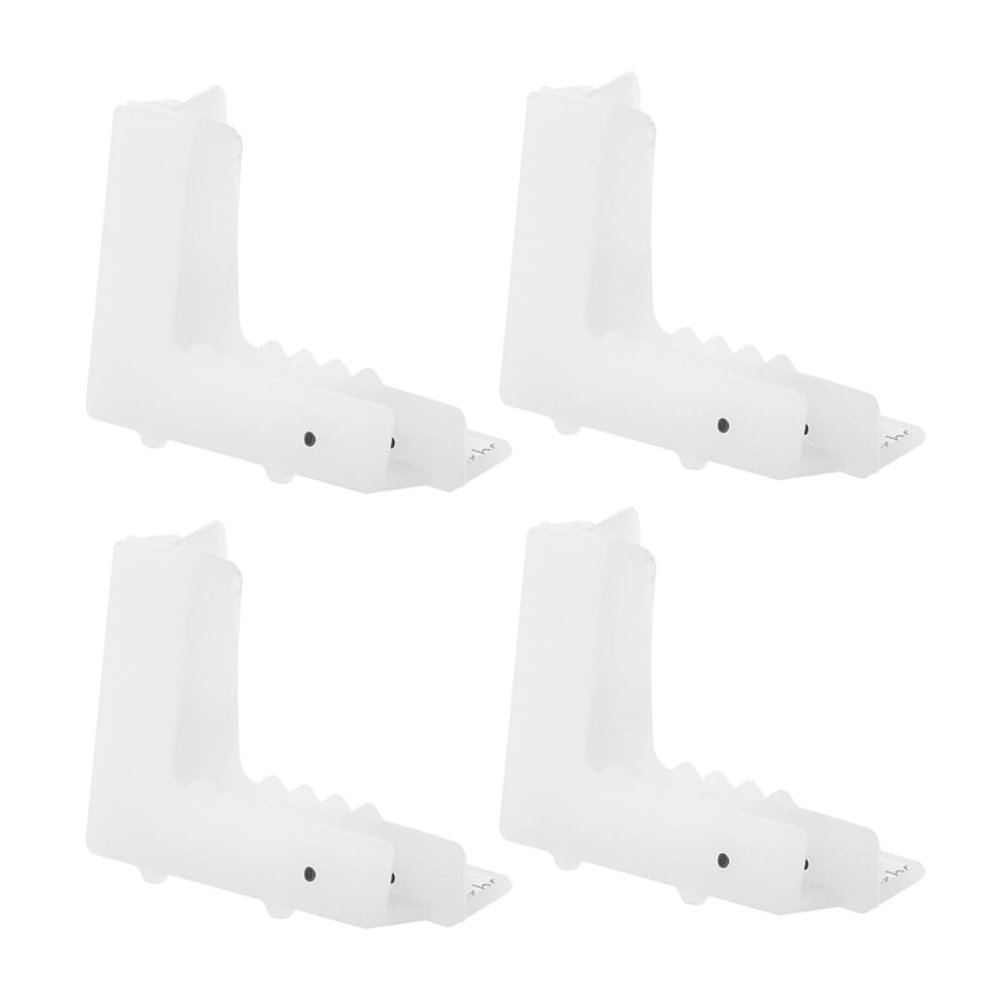GETAJGHSD 4pcs Cartoon Crocodile Silicone Corner Bumpers Protective Table Corner Guards Cushion Edge Protectors for Furniture Safety White