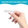 GETAJGHSD 4pcs Cartoon Crocodile Silicone Corner Bumpers Protective Table Corner Guards Cushion Edge Protectors for Furniture Safety White view 4
