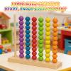 KINGUUR 2026 Trendy Color Matching Stacking Puzzle Game,Fast Pattern Challenge Ring Stack Puzzle for 2 Players,Competitive Tabletop Brain Teaser for Family Game Night (M-1PC) view 2