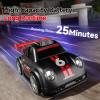 Hylukon Mini RC Drift Cars, Tabletop Drifting RC Car with Real Time Camera Transmission, Dynamic Light and Sound Effects, Remote Controlled Drift Car with Follow and Escape Modes (Black) view 2