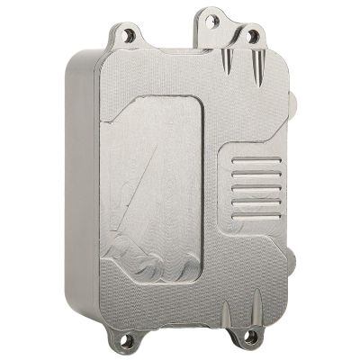 Semme Premium Metal Receiver Box ESC Upgrade Parts for SCX10 /10 RC Crawler Car Lightweight Design