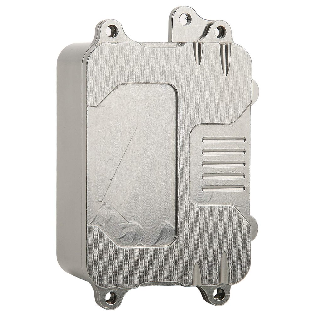 Semme Premium Metal Receiver Box ESC Upgrade Parts for SCX10 /10 RC Crawler Car Lightweight Design