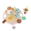 Wooden Tea Party Set for Kids Pretend Play Teapot & Cups to Boost Social Skills in Toddlers view 2