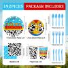 Detanpoly 192pcs Cartoon Story Paper Plates Napkins Toy Birthday Party Supplies Blue Sky Cloud Disposable Tableware Set for Kids Birthday Party Decorations Serve 24 Guests view 2