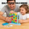 EZNFSW Color Stack Challenge Game, 2026 Upgraded Wooden Stacking Puzzle with 60+ Logic Challenges for Family, Adults & Kids - Speed and Strategy Matching Game for Game Night Gatherings (1pcs) view 3