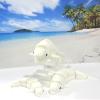 3pcs Beluga Whale Toy Figure, Articulated White Whale Beluga 3D Printed Ocean Creature for Desk Display, Stress Relief Toy, 3D Printed in USA ABW001-SET view 2