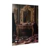 RMYRHQ Dark Romantic Broken Mirror&Wine-Stained Vanity Wooden Jigsaw Puzzles for Adults 500pieces Ornate Gold Dressing Table Wood Puzzle Suitable for Fall Festivals New Year and Wedding Presents view 3