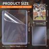 2026 Upgraded Film-Protected 200 Toploaders & 200 Penny Sleeves Dual-Sided Peel-to-Reveal Covers, Dust-Free, Scratch-Free & Crystal-Clear Hard Card Protectors for Trading, Sports, Baseball Cards view 2