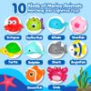 FQKIOMY Montessori Toddler Learning Toys for Boys Girls Ages 1-2 Year Old,Fun Little People Ocean Animals Figures Sorting Matching Sensory Toy Gift for Birthday Easter Christmas view 2