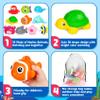 FQKIOMY Montessori Toddler Learning Toys for Boys Girls Ages 1-2 Year Old,Fun Little People Ocean Animals Figures Sorting Matching Sensory Toy Gift for Birthday Easter Christmas view 4