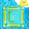 3tyto Floating Mahjong Table for Pool, Double-Sided Floating Mahjong Table with Tile Grooves & Cup Holders, Multi-Game Floating Mahjong Set for Pool for Mahjong, Poker & Dominoes view 1