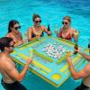 3tyto Floating Mahjong Table for Pool, Double-Sided Floating Mahjong Table with Tile Grooves & Cup Holders, Multi-Game Floating Mahjong Set for Pool for Mahjong, Poker & Dominoes view 4