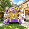 Graduation Balloon Arch Garland Kit Purple Gold White Graduation Decorations 2026 for College High School Class of 2026 Grad Party Prom Decor view 1