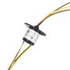 1pcs 2/4//6/8/12/18 Channel Micro Rotate Slip Ring 2A Diameter 12.5mm For RC Excavator Model DIY PTZ Gimbal Electric Collector Rings(4 Channel) view 1