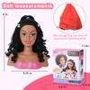 3-in-1 Doll Head for Hair Styling Kids with Storage Bag for Girls 3-8 view 2