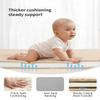 Goyuu Ultra Soft 1.3" Thick Baby Play Mat for Floor, 79x79 Playpen Mat Elasti-Foam Padded Crawling Mat for Babies, Toddlers, Infant, Kids, Non-Slip Backing Safe for Tummy Time, Beige view 4