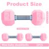 2 Pcs Dumbbells for Baby Mini 1.8x4.7 In Silicone Hand Weight Lifting Set, Fitness Exercise Funny Sport Toys for Toddlers Ideal Style 1 view 2