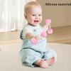 2 Pcs Dumbbells for Baby Mini 1.8x4.7 In Silicone Hand Weight Lifting Set, Fitness Exercise Funny Sport Toys for Toddlers Ideal Style 1 view 3