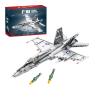 F-18 Hornet Aircraft Carrier Fighter Jet Assembly Model, 1462PCS view 1