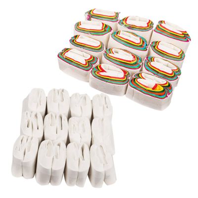 BESPORTBLE Mouth Coils Paper and Colorful Vomit Paper Props 24pcs Set for Stage Magic Tricks Party Performances Novelty Accessories