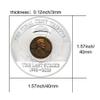 2025 The Last Cent Commemorative Coin, Lincoln Penny Final Issue Tribute 17932025, Double-Sided American Memorial Collectible Challenge Coin, 40mm Coin Collector Gift (Style 8-1pc) view 3
