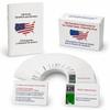 Blinvcra US Citizenship Flash Cards 2026 All 128 Questions & Answers English & Spanish Naturalization Test Study Guide Portable Learning Cards with Bonus Booklet view 1