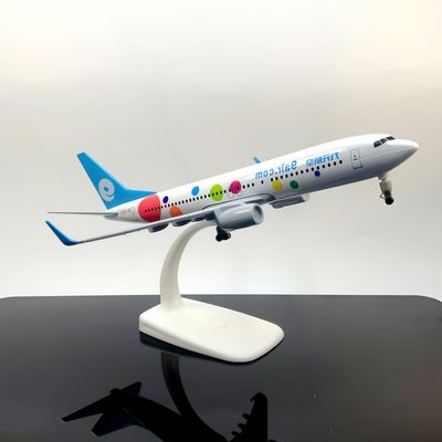 Alloy Diecast Boeing 737 Model 9 Air 1/300 Scale 20cm Precision Strong Display Aircraft for Collection and Desk Gift Decor