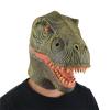 Full Head Open Mouth Dinosaur Mask,Realistic Tyrannosaurus Dino Head Mask,Scary Dino T-rex Headgear Costume for Halloween Christmas Role-Play Party,Horror Dinosaur Head Masks Outfit view 1