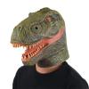 Full Head Open Mouth Dinosaur Mask,Realistic Tyrannosaurus Dino Head Mask,Scary Dino T-rex Headgear Costume for Halloween Christmas Role-Play Party,Horror Dinosaur Head Masks Outfit view 3