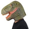 Full Head Open Mouth Dinosaur Mask,Realistic Tyrannosaurus Dino Head Mask,Scary Dino T-rex Headgear Costume for Halloween Christmas Role-Play Party,Horror Dinosaur Head Masks Outfit view 4