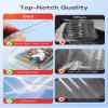 100ct Magnetic Card Holders for Trading Cards, 35pt Hard Cards Sleeves Case, U-V Protection& Waterproof Hard Plastic Card Protectors Fit for MTG Cards, Sports Cards, Baseball Cards, Game Cards view 2