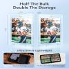 100ct Magnetic Card Holders for Trading Cards, 35pt Hard Cards Sleeves Case, U-V Protection& Waterproof Hard Plastic Card Protectors Fit for MTG Cards, Sports Cards, Baseball Cards, Game Cards view 3
