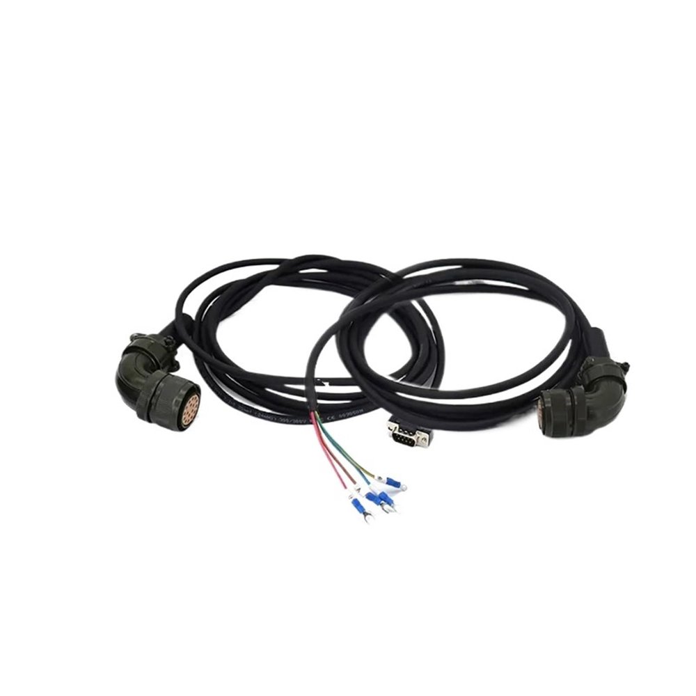 1pc High Power Servo Motor Encoder Cable ASD-B2EN1003 ASD-B2EN1005 Power Cable ASD-B2PW1003 ASD-B2PW1005 for B2 Series(Encoder Cable,3M)