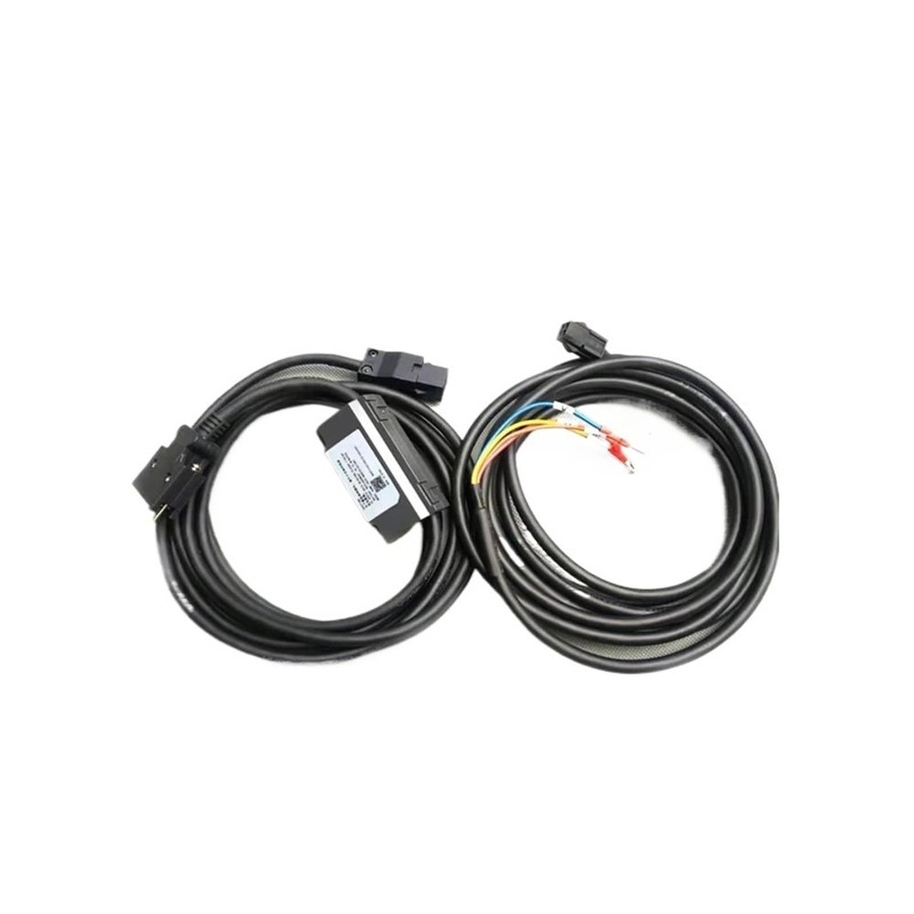 1pc Servo Motor Absolute Value Power Cable ASD-ABPW0003 ASD-ABPW0005 Encoder Cable ASD-A2EB0003 ASD-A2EB0005 for A2 Series(Power Cable,10M)